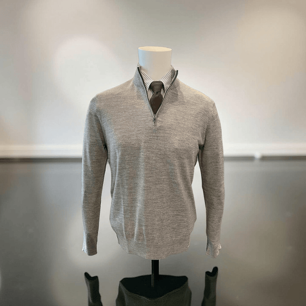 1/2 Zip Extrafine Merinould - Connoisseur - cph.dk
