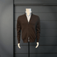 Full Zip cardigan, Brun - Connoisseur - cph.dk