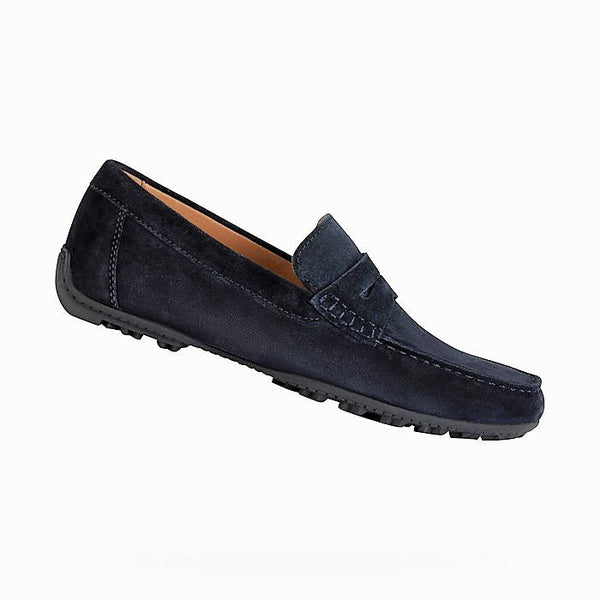 Geox Loafer Navy Ruskind - Connoisseur - cph.dk