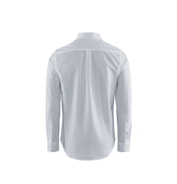Oxford skjorte i hvid, regular fit - Connoisseur - cph.dk