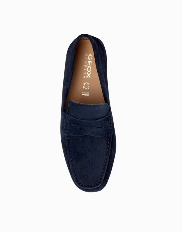 Geox Loafer Navy Ruskind - Connoisseur - cph.dk