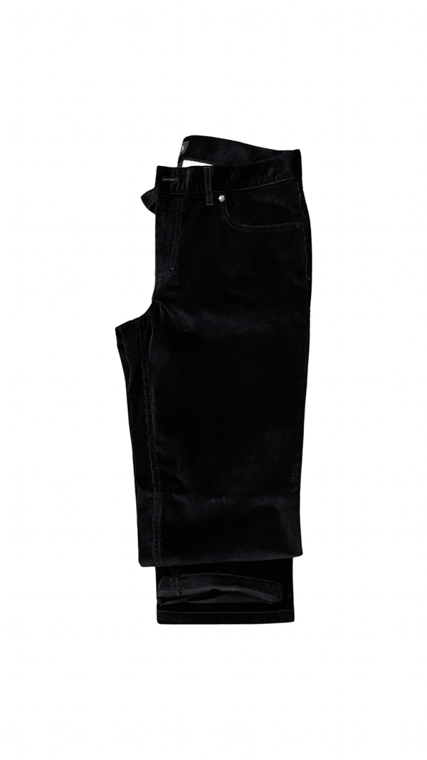 5 pocket Navy Babyfløjl - Connoisseur - cph.dk