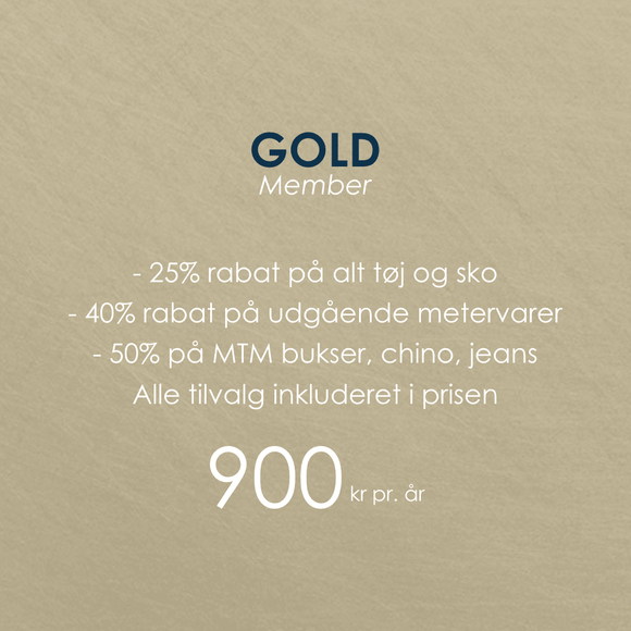 Gold medlemsskab (med automatisk fornyelse) - Connoisseur - cph.dk