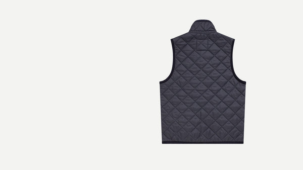 Mickfield Vest Navy (Medlemspris 1.125, - ) - Connoisseur - cph.dk